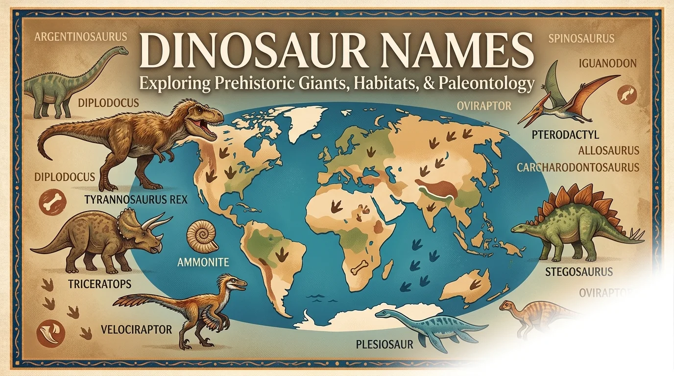400+ Epic Dinosaur Names With Name Generator